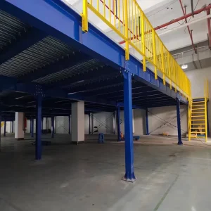 Economical Prefabricated Steel Warehouse Mezzanine for Expansion Simple Install Sturdy Wear Resistant
