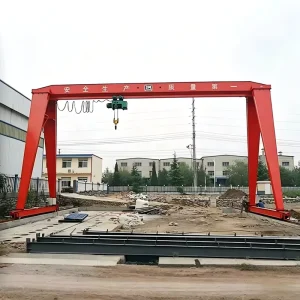 Efficient 10t Single Girder Rail Mounted Gantry Crane for Industrial Site Construction