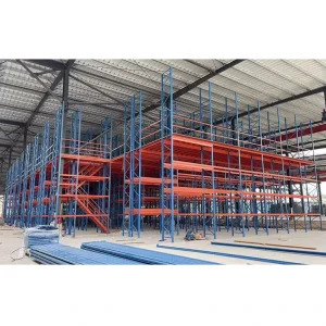 Efficient Best Quality Heavy-Duty Steel Mezzanine Racking Warehouse Rack Loft Platform for Storage Racks