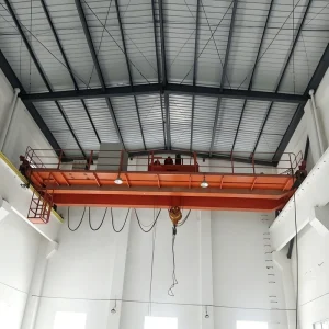 Electric Double Beam Bridge Crane for Logistics Center Cargo Loading Unloading Industrial Tool