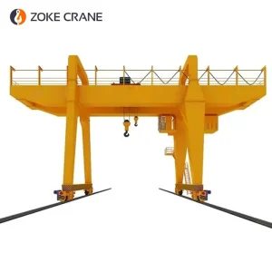 Electric Double Beam Gantry Crane 35 Ton for Marble Block, RMG MG 30 Ton Double Girder Gantry Crane