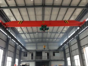 Electric Single Beam Suspension Cranes 1-ton 2-ton 3-ton Capacities 6m Max Lifting Height with Motor Gear PLC Core Components