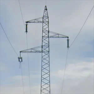 Electricity Pylon Hot Dip Galvanized Steel Lattice for High Voltage Power Transmission Distribution Grid 110kV-500kV 50
