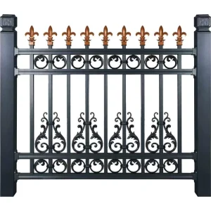 Elegant Hand Forged Wrought Iron Fences Home Garden Steel Stainless Steel Balustrades Handrails For Balcony Stairs Deck Railings
