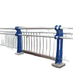 Elevated Bridge Guardrail with Anti Collision Fence Safety Protection for Landscape River Embankment Traffic Guardrails