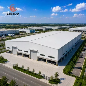 Enclosed Steel Structure workshop Sealed Large Steel Workshop Wind Snow Seismic Resistant Prefab Industrial Warehouse Building