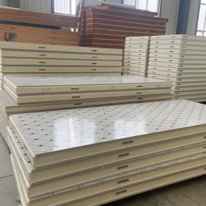 Energy Saving Fireproof B2 Polyurethane Insulation Sandwich Wall Roof Plate Cold Storage Panel
