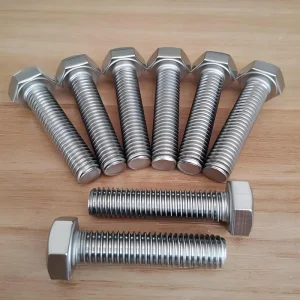 Engineering Grade DIN933 Heavy Duty Zinc Plated Carbon Steel M4 M36 Hex Bolt for Bridge and Building Structure