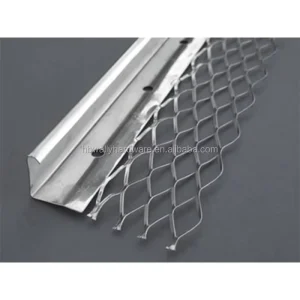 Environmental Material Galvanized Steel Reinforced Mesh Perforated Plain Weave Tile Trim