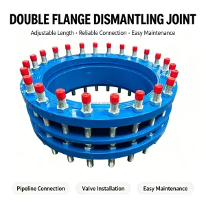 Epoxy-coated Carbon Steel All Bolted Dismantling Joints for High-pressure Large-diameter Water Supply Pipelines