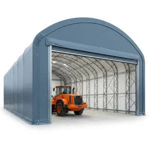 Equipment Maintenance Steel Fabric Hangar Clear Span Industrial Warehouse Customizable