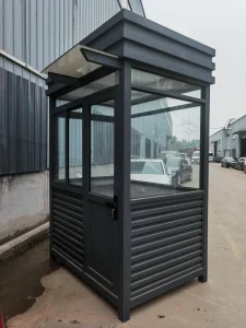 European Style Steel Container Houses Customizable Mobile Security Booth & Guard Room High End Design for Outdoor Use
