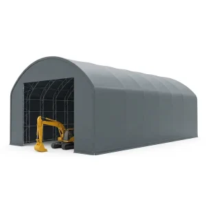 Excavator Storage Fabric Building Clear Span Heavy Duty Steel Truss