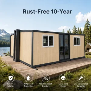 Expandable Container Refugee Housing, Prefab Modular Portable Shelter Camp for Temporary Accommodation