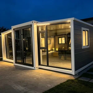 Expandable Detachable Moisture-Proof 2-Bedroom Prefabricated Container House for Homestay Resort