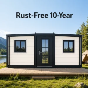 Expandable Folding Prefab Modular Container House, Portable Tiny Home, Granny Flat, ADU, and Mobile Home
