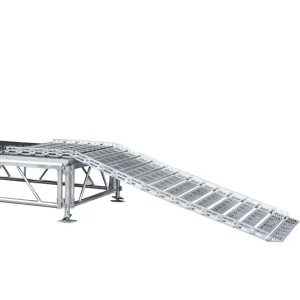 Expandable Mobile Portable Aluminum Folding Loading Unloading Stairs Of Performance Equipment Or Various Products