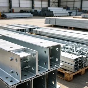 Export Steel Structure Components Workshop Shed Steel Bridge High Precision Processing With Installation