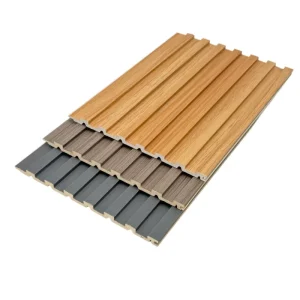 Exquisite Seven Slot Solid WPC Grille for Indoor Wall Panels in Apartment Background Walls of Bedroom Living Room Total Solution