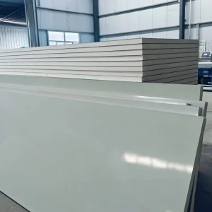 Exterior Structural Roof Metal Sheet Polyurethane Foam Color Steel Sandwich Panel for Air Duct Insulation Cold Room Applications