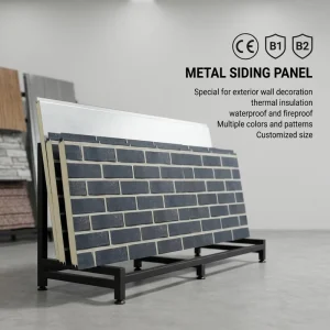 Exterior Wall Cladding Board Insulation Metal Siding Board Outdoor Building PU Sandwich Panel Fire Prefab House Hotel Villa