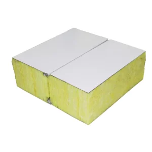 Exterior Wall Insulation 70mm Thick Roof Panel Color Steel Glass Fiber Wool Sandwich Panel