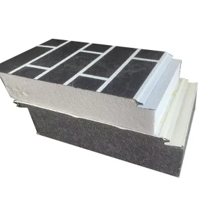 Exterior Wall Outdoor Fireproof SIP Lightweight Decorative Metal Carved Board PU Polyurethane Sandwich Panel