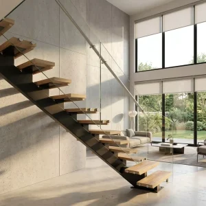 Extruded Aluminum Channel Glass Railing Balcony Frameless Glass Balustrade U Channel Glass Railing