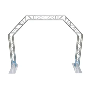 F34 Aluminum & Steel Double-Layer Truss Display Gantry 90 Corner Main Tube 50*2mm