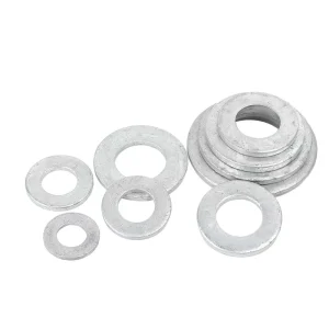 F436 Hot Dip Galvanized Steel Structure Flat Washer Class 10.9 M10 M12 M14 for Power Transmission Tower Flange Connection