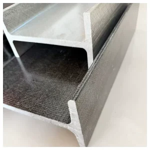 FRP Fiberglass Pultruded H Beam L Beam Tube High Strength Lightweight Corrosion Resistant ISO/ASTM Compliant For Heavy Duty