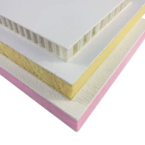 FRP Sandwich Panel Fiberglass Composite PU XPS Honeycomb Foam Fire Resistant Sheet for Camper Trailer Wall