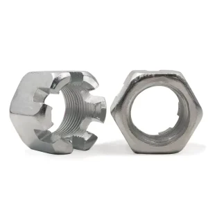 FULLER Customization Available for Mild Steel Stainless Steel Hot Dip Galvanized Slotted Nuts Fasteners Hex Castle Nut