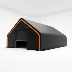 Fabric Building Canopy Storage Shelter Structure Warehouse Tent Pvc Membrane Frame Mining Garage Wind Galvanized Steel