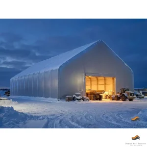 Fabric Building Steel Hot Galvanized Anti Dip Corrosion Frame Pvc Shelter Structure Uv Vs Custom Weight Treated Galvanized Steel