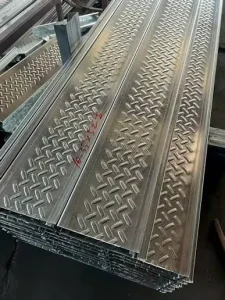 Fabricated Galvanized Enclosed Steel Floor Deck Plates High Load Bearing Performance for Steel Structure Flooring Projects