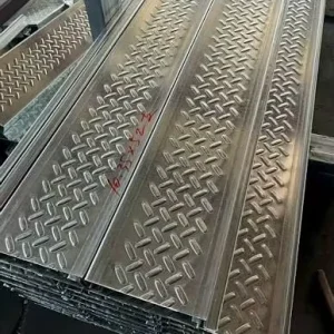 Fabricated Galvanized Enclosed Steel Floor Deck Plates High Load Bearing Performance for Steel Structure Flooring Projects