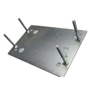 Fabricated to Your Railway Bridge Drawing Hot Dip Galvanized Railway Bridge Embedded Steel Plate with Anchor Bolts Fabrication