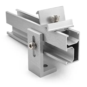 Factory Aluminum & Stainless Steel Anodized Frame Mount Kit Panel Solar Panel Bracket Roof Mounting