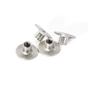 Factory Cold Heading Flat Head Step Cylindrical Zinc Plated Heavy Duty 304 Stainless Steel T Type Welded Nut M4 M10