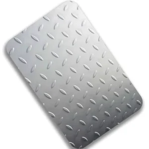 Factory Custom Cut Stainless Steel Checkered Plate Anti-slip Diamond Tread Sheet for Industrial Platform Walkway
