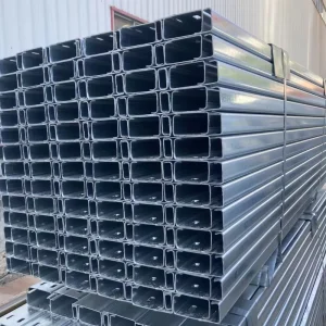 Factory Custom Galvanized C Channel Steel Purlin for Industrial Construction Apartment Villa Buildings-Durable Fire