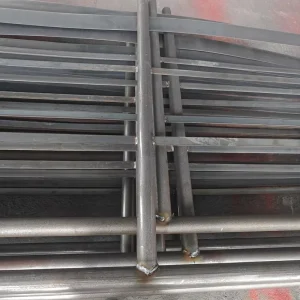 Factory Custom Steel Guard Railing Heavy Duty Welded Metal Handrail for Industrial Warehouse Site Safety Protection