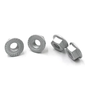 Factory Customization Supported DIN 6923 Standard Carbon Steel SS304 316 M4 M5 M6 M7 M8 M10 T bolt Large Serrated Hex Flange Nut
