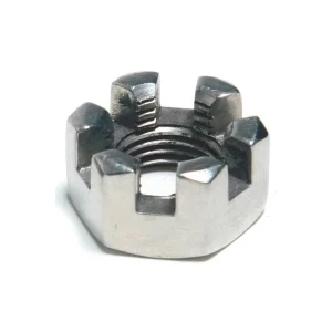Factory Customized Galvanize Black Carbon Steel Stainless Steel Hexagon Slotted Nut DIN935 Castle Nut M3M4M5M6M8M10M12 Supplier