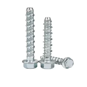 Factory Customized Heavy Duty Carbon Steel Stainless Steel Anchor Bolts Hexagonal Flange Head Concrete Anchor Bolts