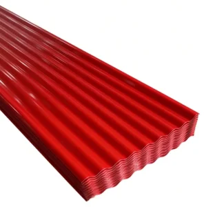 Factory Customized Various Zinc Red Roof Corrugated Steel Sheets Ppgi Color Coated Roof Sheet