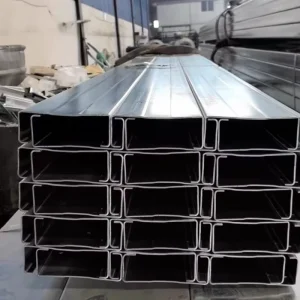 Factory Direct ASTM A36 Q235B Galvanized C Channel Steel Purlin with Cutting Service for Solar Mounting Structure