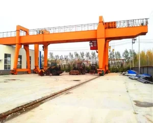 Factory Direct Double Girder Track-Type Gantry Crane 10-25 Ton Capacity Motor Engine Powered
