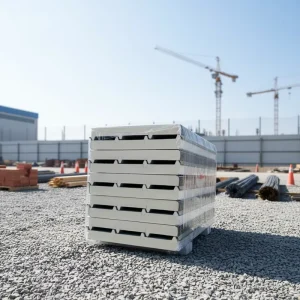 Factory Direct Fireproof Galvanized Steel PUR Rock Wool EPSS Glass Wool Sandwich Panels